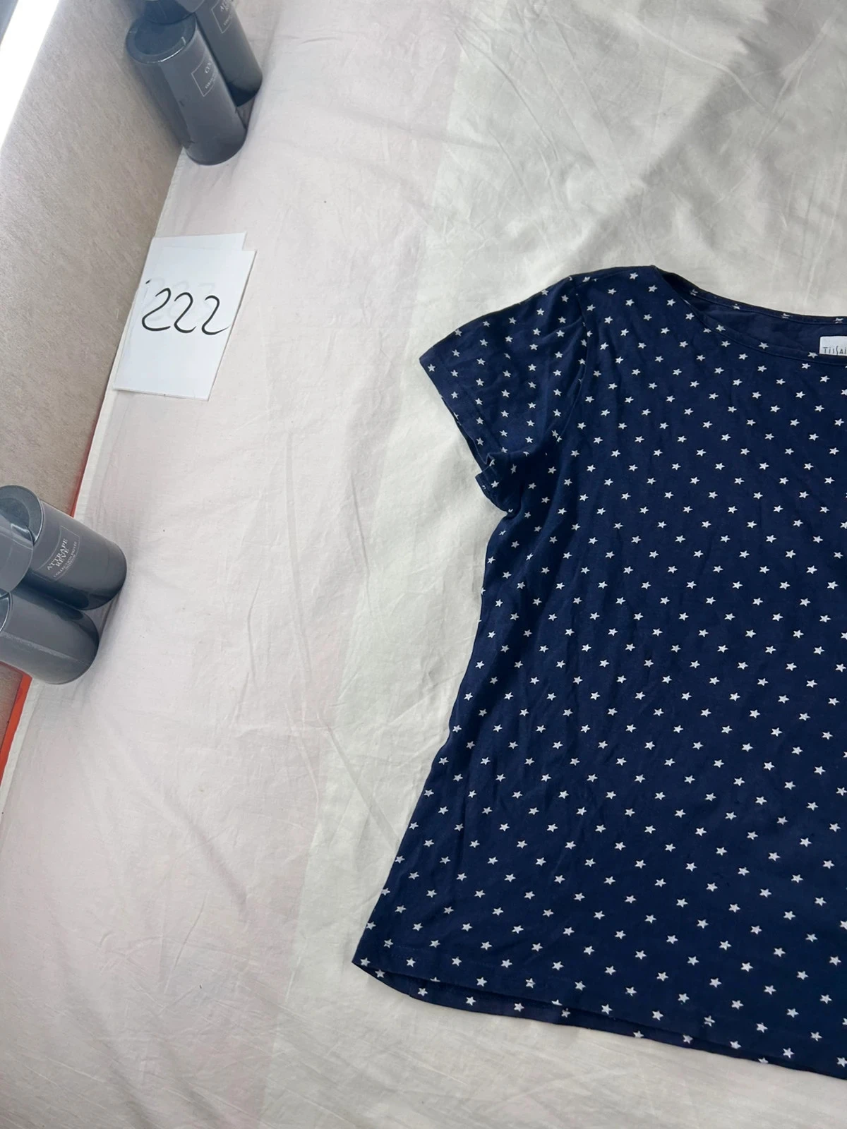 Marineblauw T-shirt Tissaia basics – photo 3